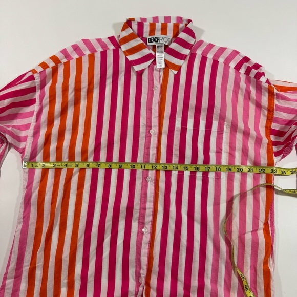 Beach Riot Alexa Cover Up Shirt Sunset Stripes - Picture 6 of 6